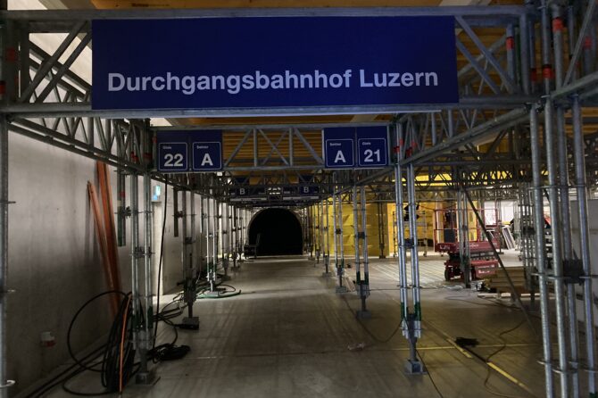 Durchgangsbahnhof Luzern, 26. April bis 5. Mai 2024, LUGA