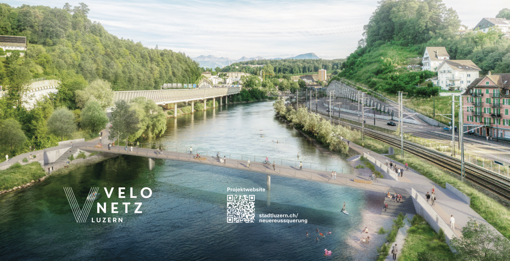 neue Reussquerung Nordpol Luzern