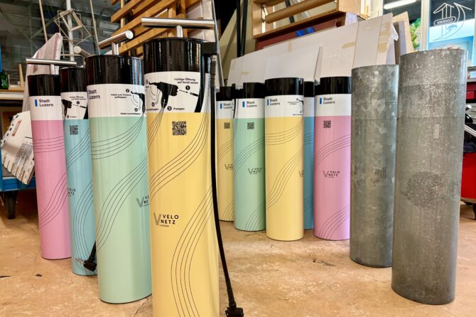 Öffentliche Velopumpen Stadt Luzern