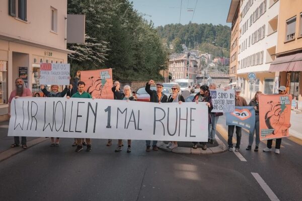 Tag gegen Lärm, Baselstrasse Luzern